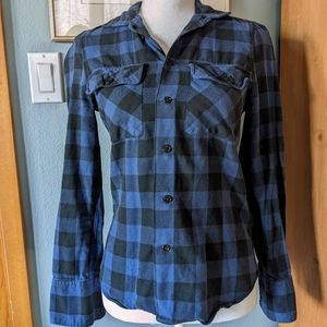 Vintage Y2K Rugby Ralph Lauren Buffalo Check Plaid Flannel Size 4